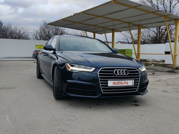 2016 Audi A6 IV (C7) Рестайлинг, синий, 3100000 рублей - вид 4