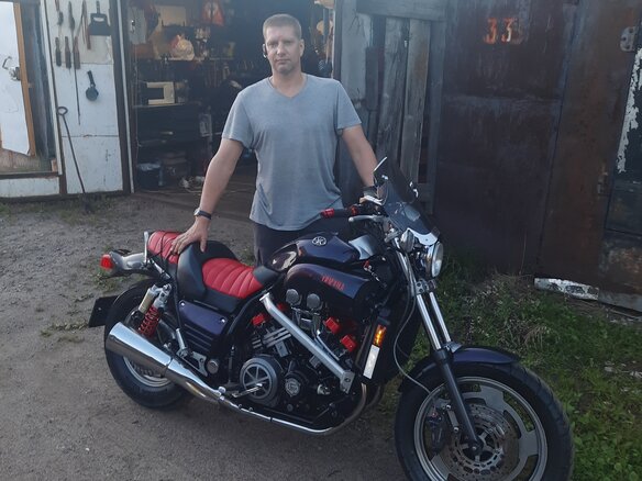 1986 Yamaha V-Max 1200, красный, 300000 рублей - вид 7
