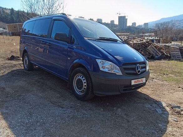 2014 Mercedes-Benz Vito 110 CDI L2 II (W639) Рестайлинг, синий, 2670000 рублей - вид 7