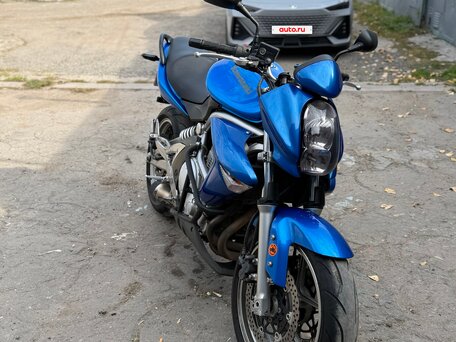 2008 Kawasaki ER-6N, синий, 370000 рублей, вид 3