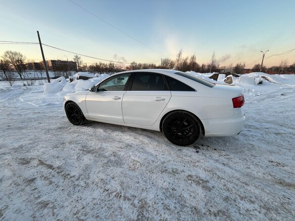2011 Audi A6 IV (C7), белый, 1425000 рублей - вид 7