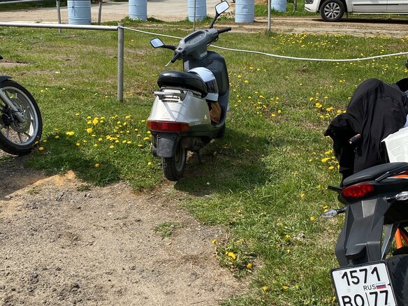 1993 Honda Lead 90, серый, 65000 рублей