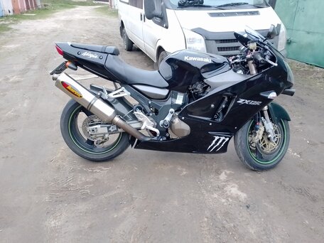 2000 Kawasaki ZX-12 Ninja, чёрный, 550000 рублей, вид 4
