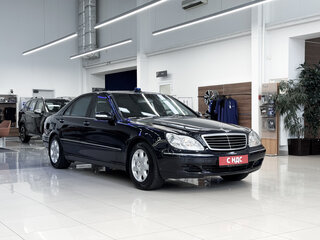 2005 Mercedes-Benz S-Класс 500 Long IV (W220) Рестайлинг, синий, 2950000 рублей, вид 4