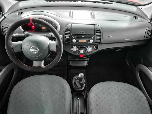 2003 Nissan Micra III (K12), красный, 177000 рублей - вид 10