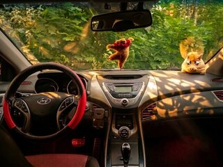 2012 Hyundai Elantra V (MD), красный, 950000 рублей, вид 4