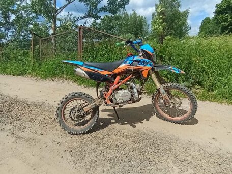 2024 Kayo Evolution YX140EM, голубой, 100000 рублей, вид 3