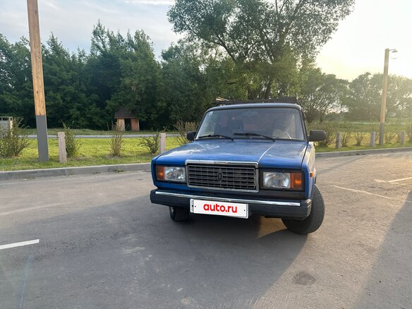 2005 Lada (ВАЗ) 2107, синий, 90000 рублей - вид 2