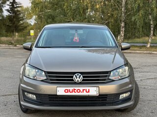 2019 Volkswagen Polo V Рестайлинг, бежевый, 1195000 рублей, вид 1