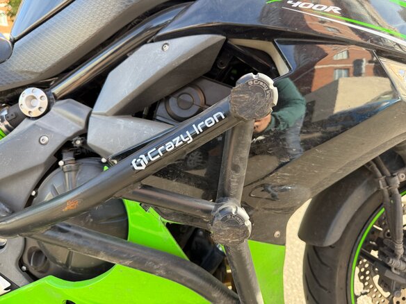 2013 Kawasaki ER-4F (Ninja 400R), зелёный, 450000 рублей - вид 15