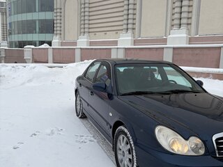 2006 Hyundai Sonata ТагАЗ IV (EF) Рестайлинг, синий, 670000 рублей, вид 3