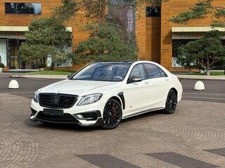 2015 Mercedes-Benz S-Класс AMG 63 AMG Long III (W222, C217), белый, 5500000 рублей, вид 1
