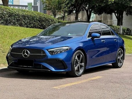 2023 Mercedes-Benz A-Класс 180 Long IV (W177) Рестайлинг, синий, 2100012 рублей, вид 1