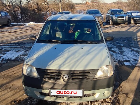 2008 Renault Logan I, серый, 380000 рублей