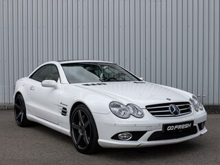 2006 Mercedes-Benz SL-Класс AMG 55 AMG II (R230) Рестайлинг, белый, 4399000 рублей, вид 1