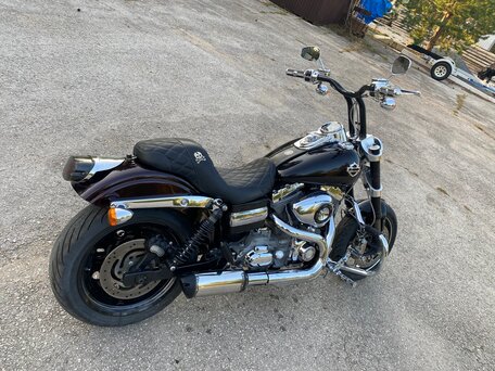 2007 Harley-Davidson Dyna Super Glide, фиолетовый, 800000 рублей, вид 3