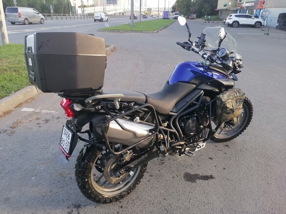 2014 Triumph Tiger 800, синий, 610000 рублей - вид 6