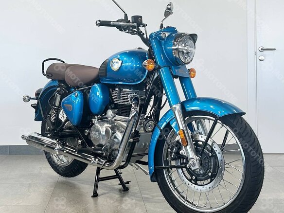 2026 Royal Enfield Classic 350, голубой, 497000 рублей - вид 6