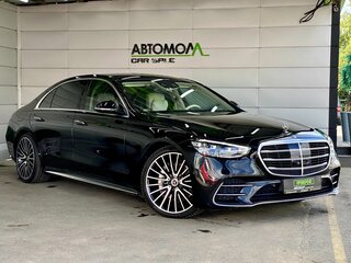 2021 Mercedes-Benz S-Класс 350 d Long 4MATIC VII (W223), чёрный, 10415000 рублей, вид 3