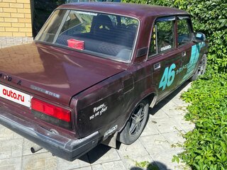 2007 Lada (ВАЗ) 2107, пурпурный, 135000 рублей, вид 5