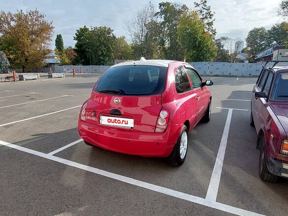 2003 Nissan Micra III (K12), красный, 310000 рублей - вид 3