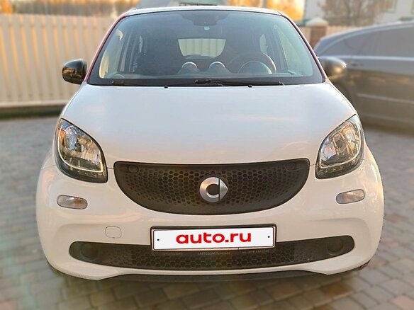 2016 Smart Forfour II, белый, 1050000 рублей