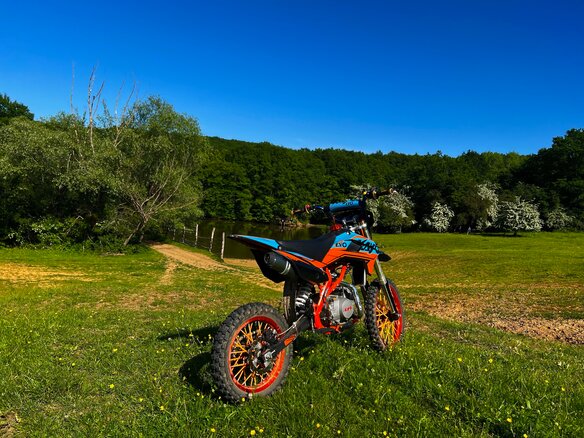 2024 Kayo Evolution YX125EM, синий, 80000 рублей