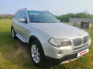 2007 BMW X3 25i I (E83) Рестайлинг, серебристый, 1380000 рублей, вид 2
