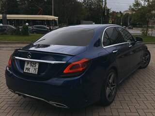 2019 Mercedes-Benz C-Класс 180 IV (W205) Рестайлинг, синий, 2600000 рублей, вид 2