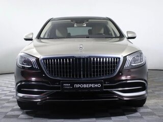 2019 Mercedes-Benz Maybach S-Класс 560 I (X222) Рестайлинг, бежевый, 13000000 рублей, вид 2