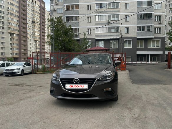 2016 Mazda 3 III (BM), серый, 1570000 рублей - вид 1