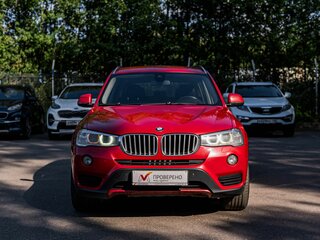 2014 BMW X3 28i xDrive II (F25) Рестайлинг, красный, 1649000 рублей, вид 3