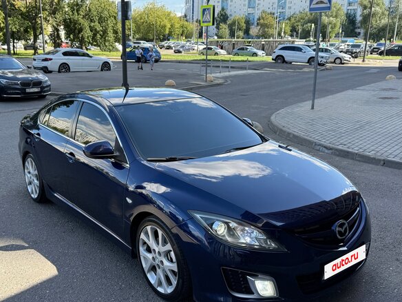 2008 Mazda 6 II (GH), синий, 875000 рублей - вид 3