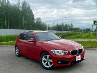 2017 BMW 1 серии 118i II (F20/F21) Рестайлинг, красный, 1550000 рублей, вид 2