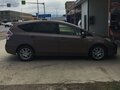 2016 Toyota Prius Alpha I (ZVW40/41) Рестайлинг, коричневый, 1600000 рублей - вид 1