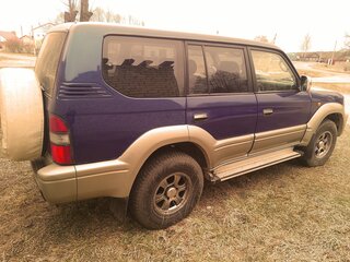 2000 Toyota Land Cruiser Prado 90 Series Рестайлинг, синий, 1565000 рублей, вид 2