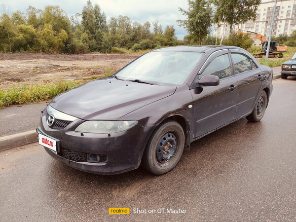 2005 Mazda 6 I (GG), пурпурный, 190000 рублей
