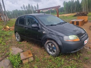 2006 Chevrolet Aveo I, чёрный, 200000 рублей, вид 2