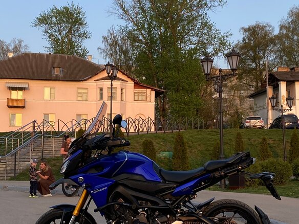 2016 Yamaha MT-09 Tracer (FJ-09), синий, 780000 рублей - вид 22