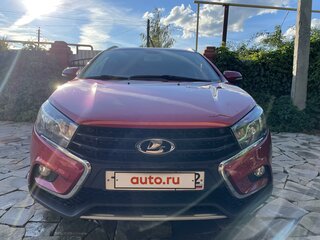 2019 Lada (ВАЗ) Vesta SW Cross I, красный, 1130000 рублей, вид 1