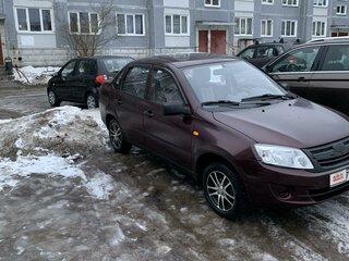 2012 Lada (ВАЗ) Granta I, пурпурный, 350000 рублей, вид 3