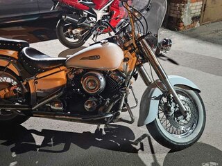 2001 Yamaha XVS400 Drag Star, белый, 395000 рублей, вид 5