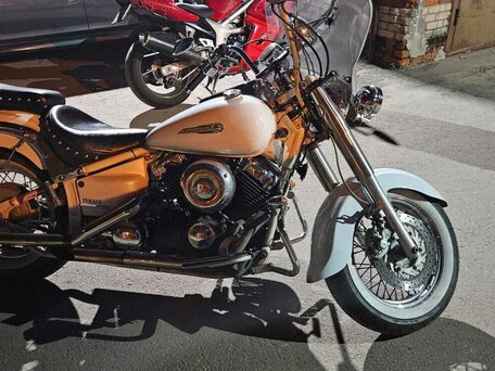 2001 Yamaha XVS400 Drag Star, белый, 395000 рублей, вид 5