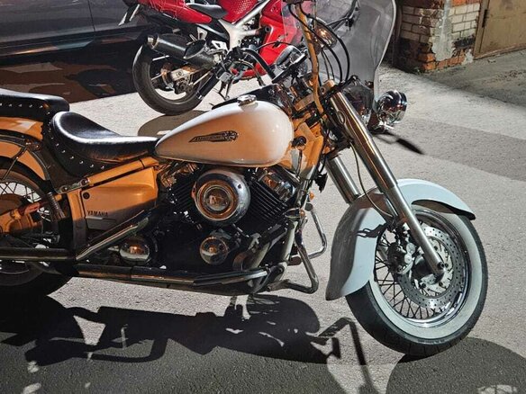 2001 Yamaha XVS400 Drag Star, белый, 395000 рублей - вид 4
