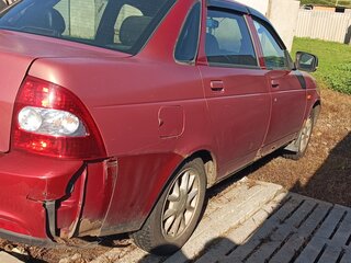 2007 Lada (ВАЗ) Priora I, красный, 130000 рублей, вид 2