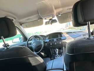 2008 BMW 5 серии 520i V (E60/E61) Рестайлинг, чёрный, 1100000 рублей, вид 5