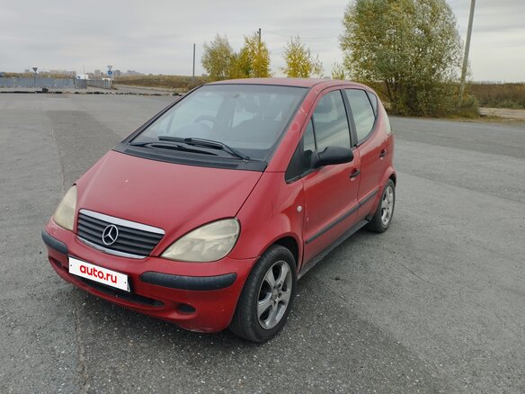 2003 Mercedes-Benz A-Класс 160 I (W168) Рестайлинг, красный, 370000 рублей - вид 1