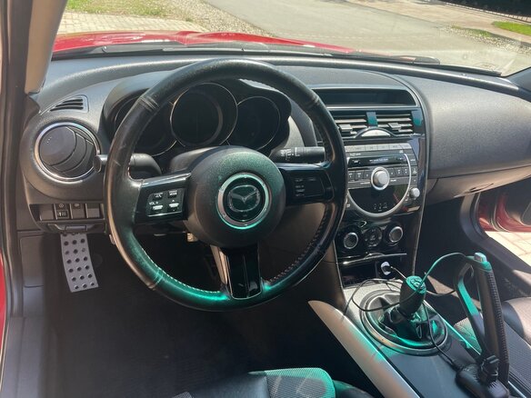 2003 Mazda RX-8 I, красный, 3200000 рублей - вид 14