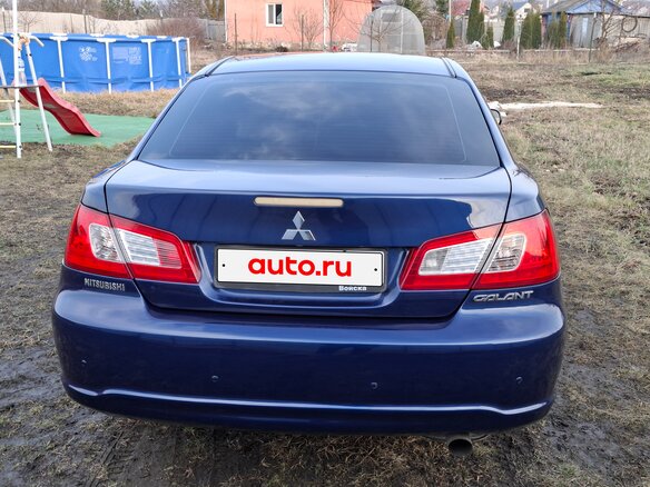 2008 Mitsubishi Galant IX Рестайлинг, синий, 650000 рублей - вид 14