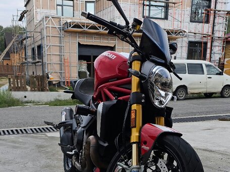 2015 Ducati Monster 1200, красный, 1000000 рублей, вид 1
